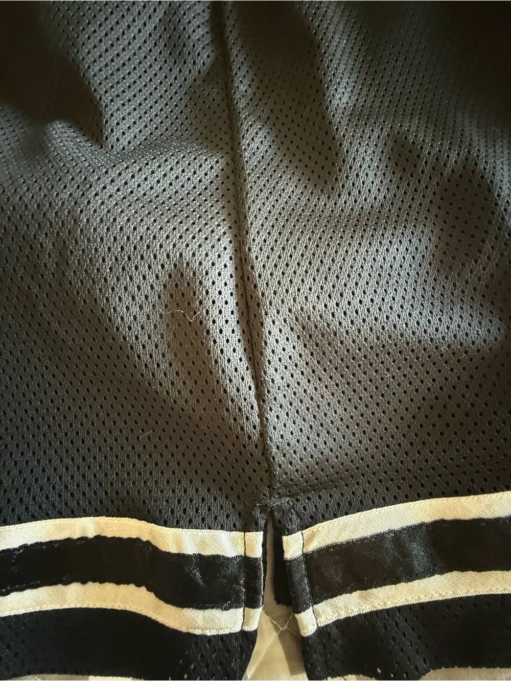 True Religion Black Mesh Athletic Tank with White Script